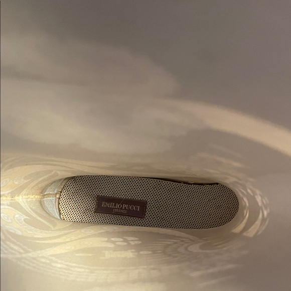 Emilio Pucci Classic Firenze Paisley Design Rubber Rain Boots - Picture 3 of 13